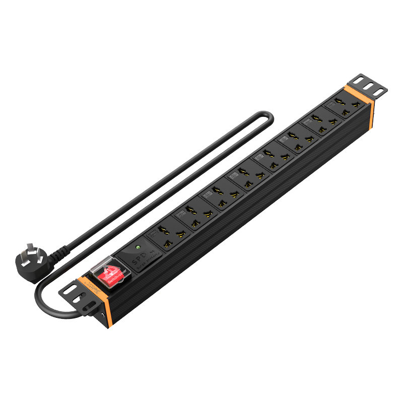PDU/机柜插座+开关+防雷（16A+8位/10位）